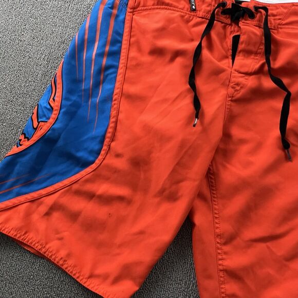 Fox Racing Shorts Adult Size 32 Red Surf Swim Outdoor Active Casual Men's - Picture 7 of 16